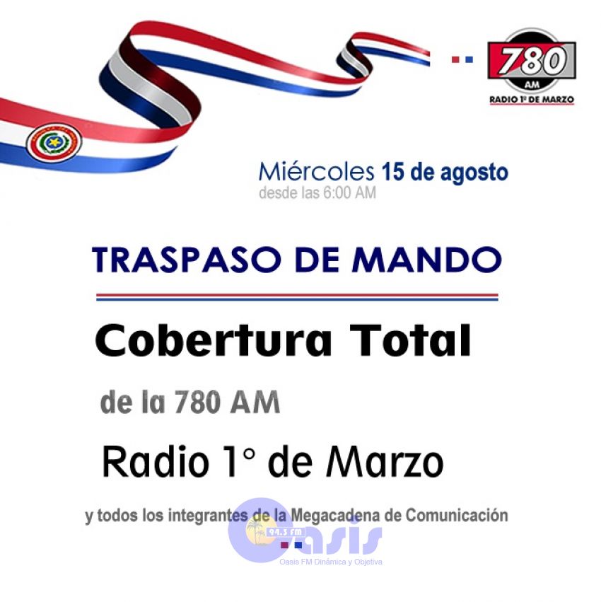 Traspaso De Mando Presidencial por la 780AM