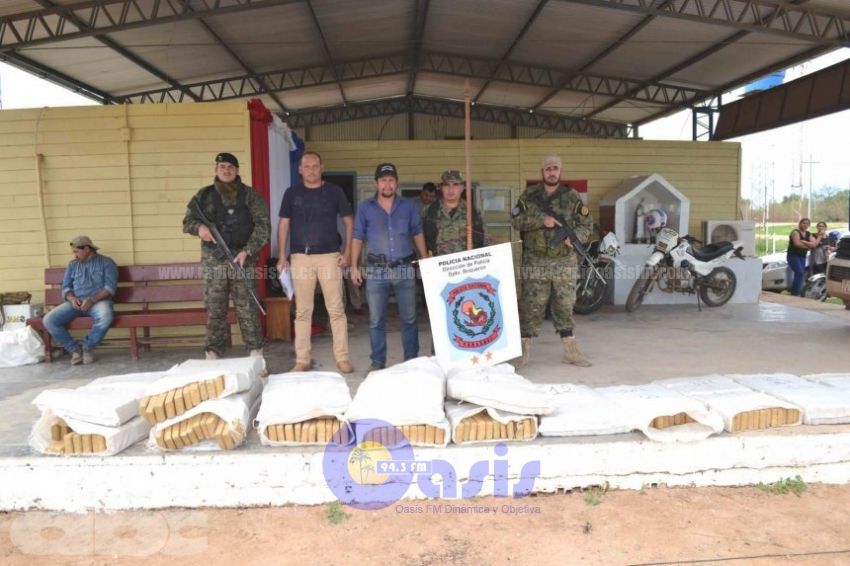 Incautan 675 kilos de marihuana en el Chaco