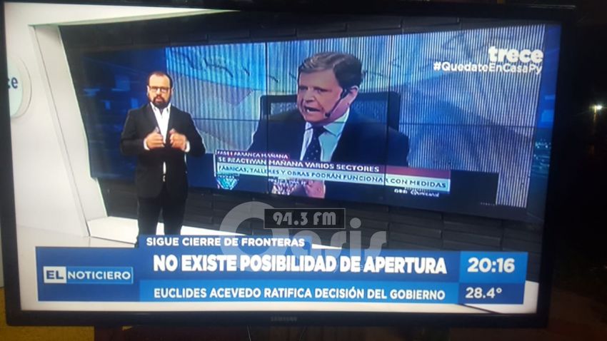 La frontera no se abrirá dijo Ministro del Interior