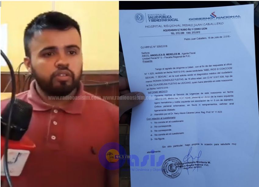 Se descarta presunto hecho de violación