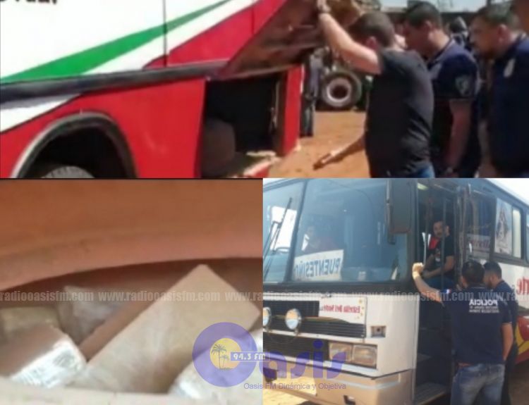 Incautan marihuana en un ómnibus en Pedro Juan