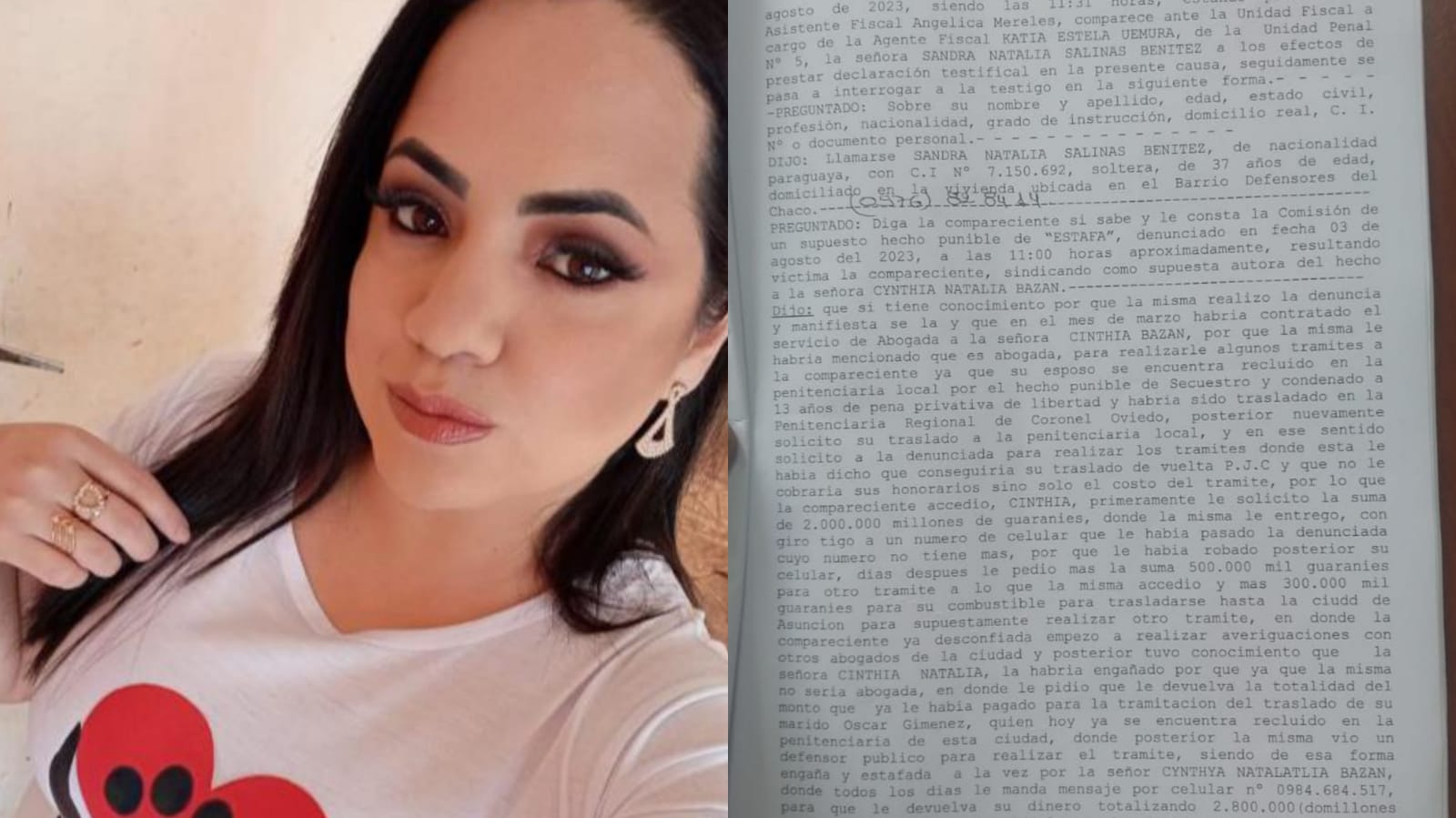 Denuncian a falsa abogada por supuesto hecho de estafa