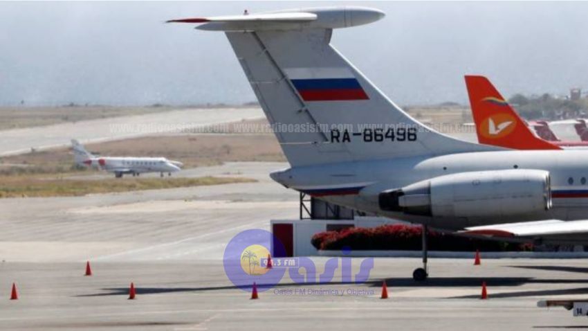 Aviones militares Rusos cargando tropas y equipos llegan a Venezuela