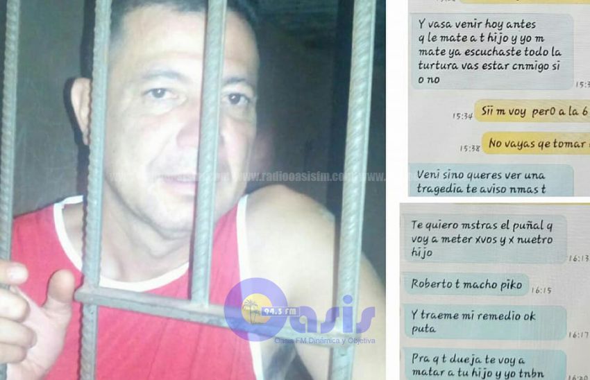 Hombre amenazó matar a su hijo menor y a su ex en Pedro Juan