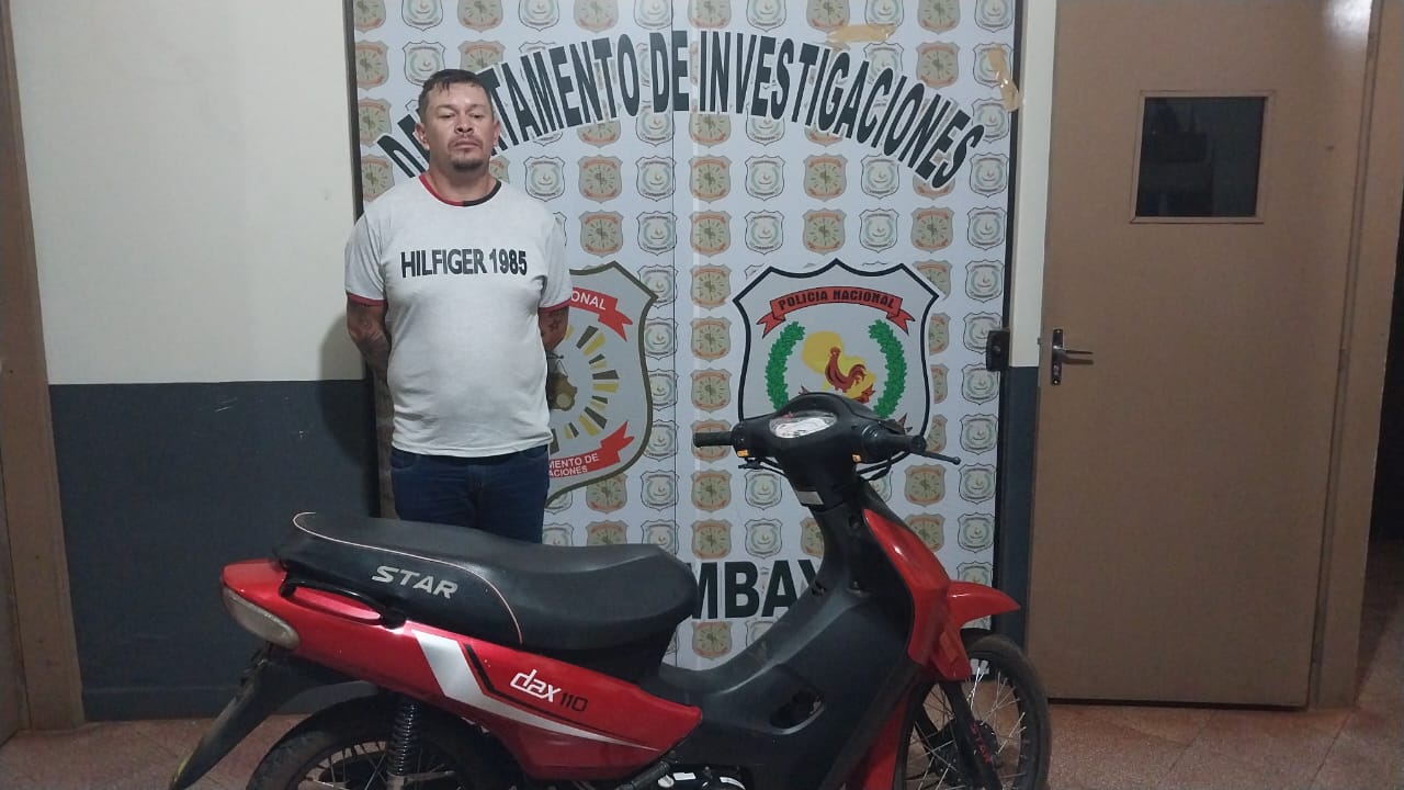Tras comprar una moto denunciada como robada fue aprehendido