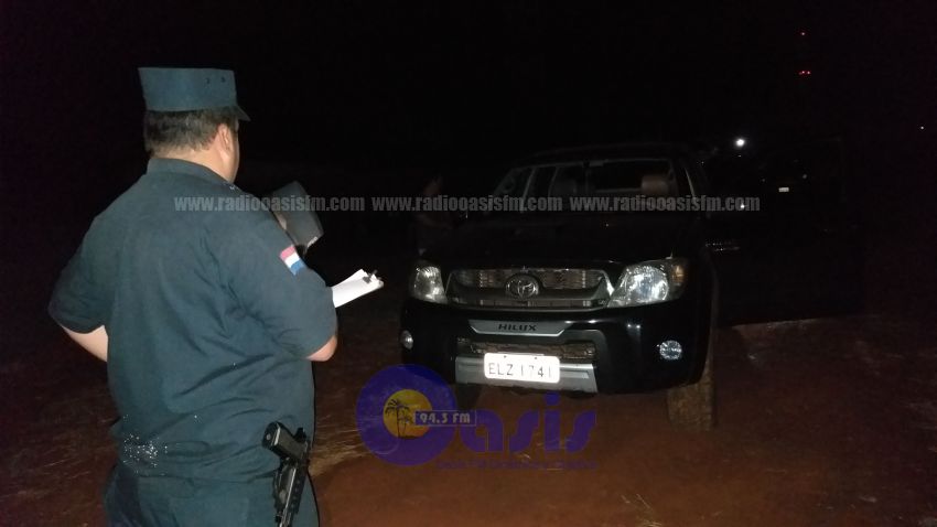 Policía recupera camioneta robada en Ponta PorÍ£ luego de una persecución en Pedro Juan