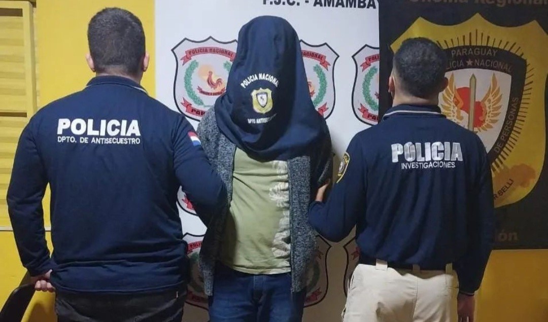 Hombre con aparente vínculo a sucuestro es detenido en Pedro Juan