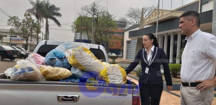 Poder Judicial entrega aportes para nativos al Gobernador de Amambay