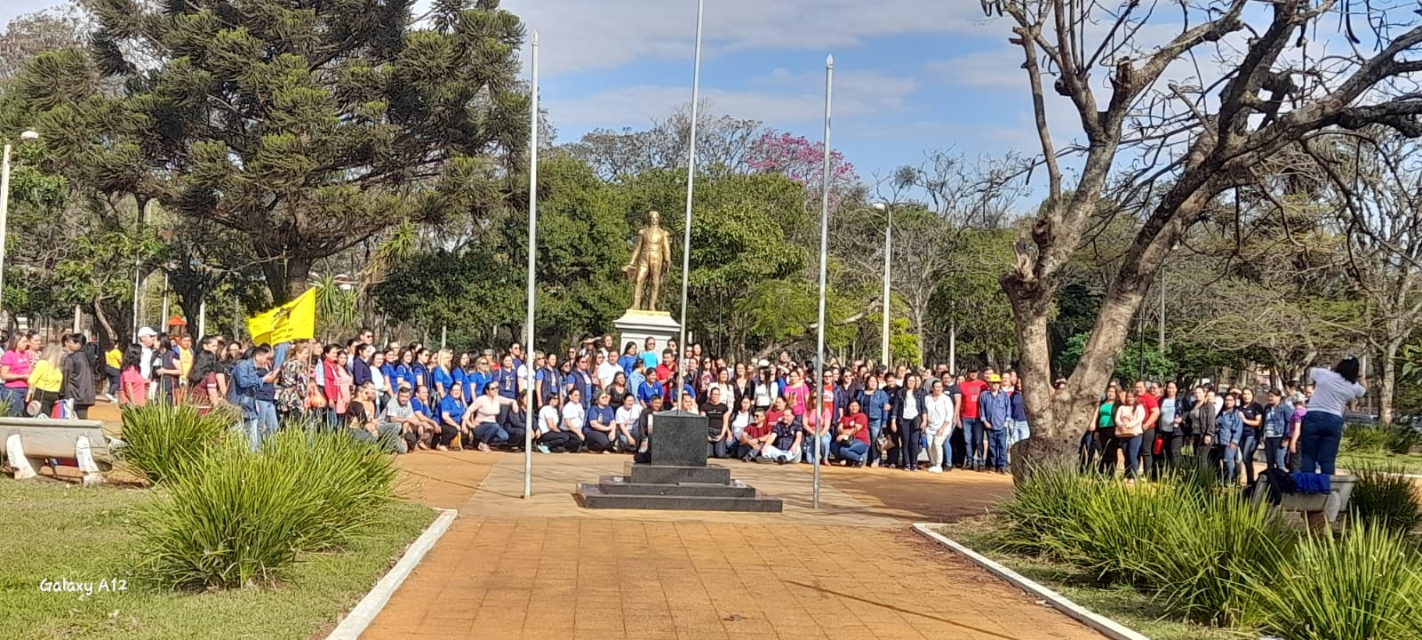 Docentes de Amambay se movilizan en la capital departamental