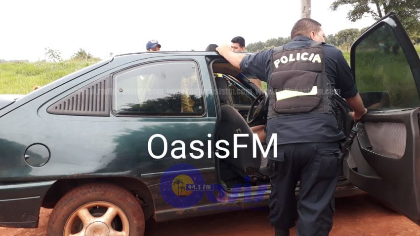 Detienen a una mujer en estado de ebriedad dormida dentro de un vehículo con un bebe en Pedro Juan