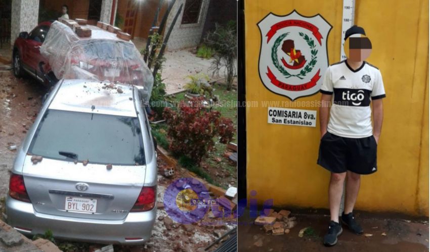Joven alcoholizado mata a guardia de seguridad luego choca contra vehículo estacionado