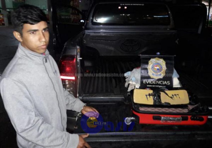 SENAD intercepta envío de cocaína de Concepción a Ciudad del Este