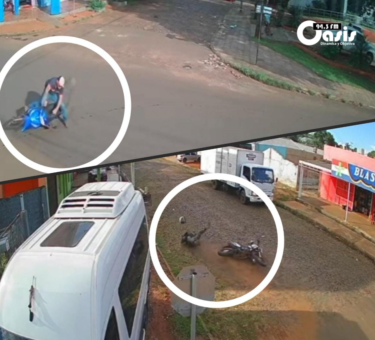 Persecución termina en accidente de tránsito