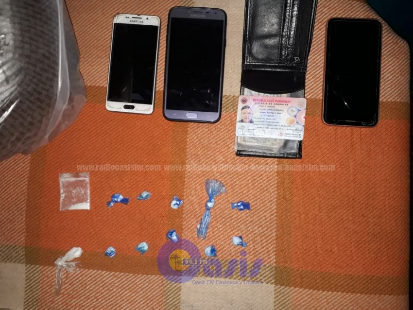 Menor apreendida con 11 porciones de crack en Pedro Juan