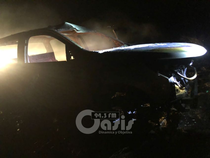 Incineran camioneta en barrio periférico de Pedro Juan 