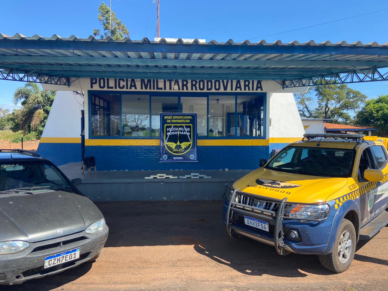 La Policía Rodoviaria Militar   detuvo a un hombre por tráfico de drogas en Amambai