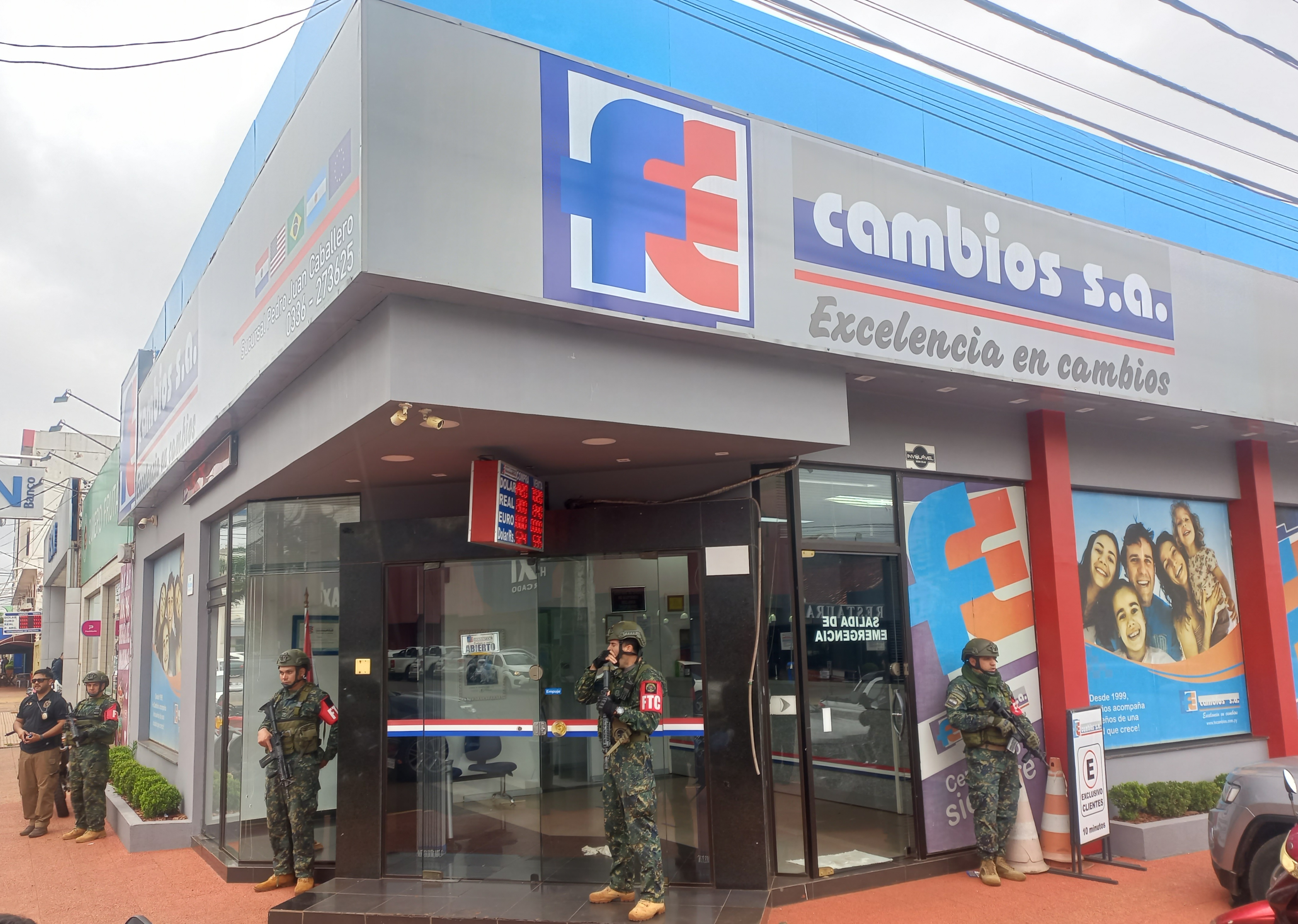 Operativo Belia: Allanan casa de cambios en Pedro Juan