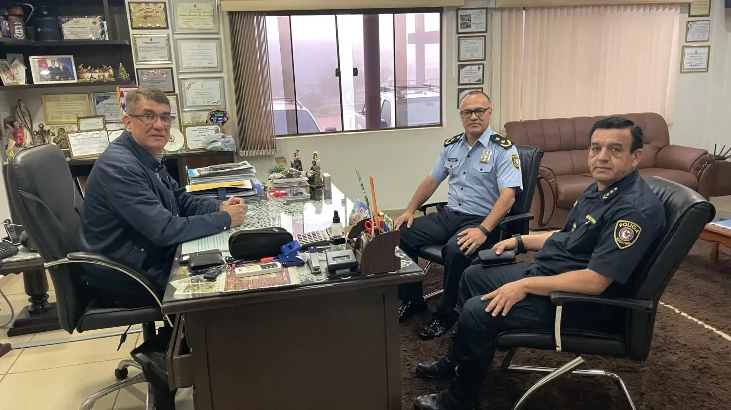 Pedro Juan Caballero: nuevas autoridades policiales inician trabajo conjunto con la comuna