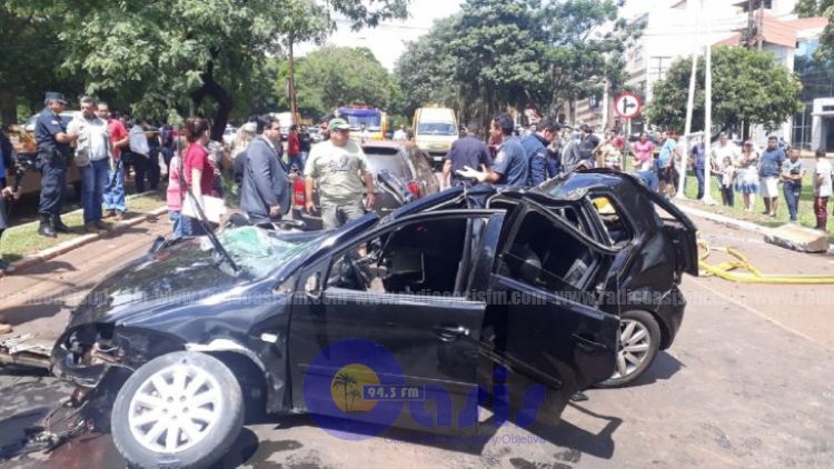Accidente de tránsito con derivación fatal en Ciudad del Este