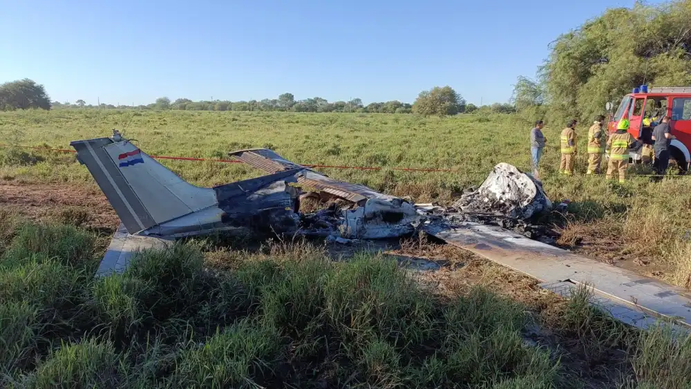 Caida de avioneta deja como saldo dos fallecidos
