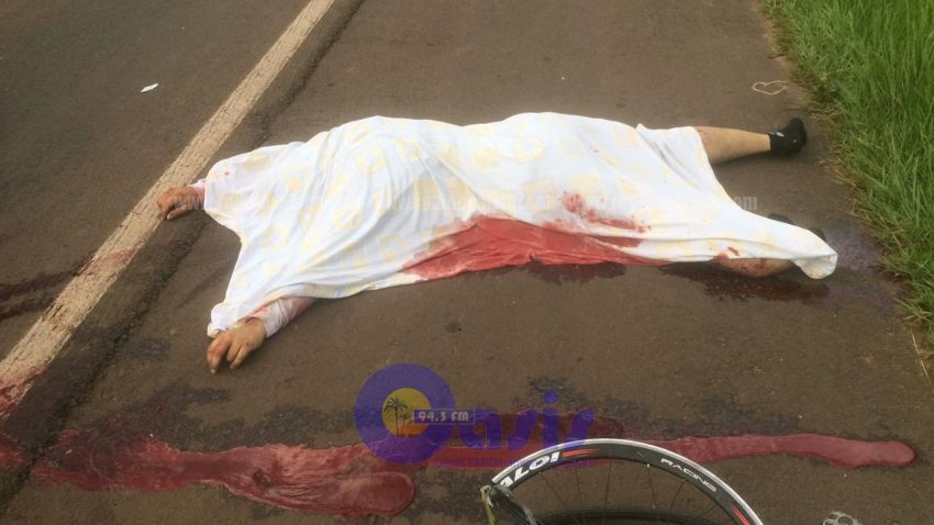 Ciclista Pedrojuanino fallece en accidente sobre la ruta V