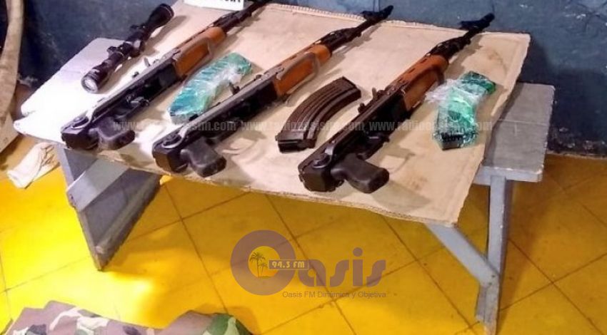 Caen proveedores de armas de guerra que pretendían vender en Pedro Juan