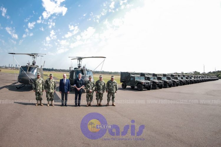 Taiwán dona 30 camionetas y dos helicópteros para las Fuerzas Armadas