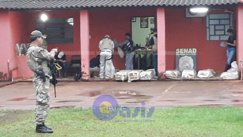 Senad incauta casi 500 kilos marihuana en una vivienda en PJC