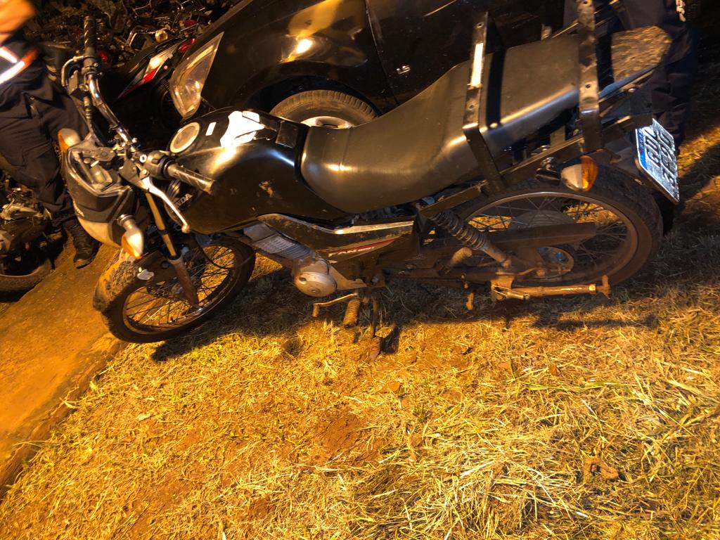 Motocicleta robada en Ponta Porá fue recuperada en barrio Obrero