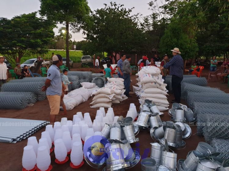 Agricultores de Capitán Bado también fueron beneficiados  por el Gobierno Nacional