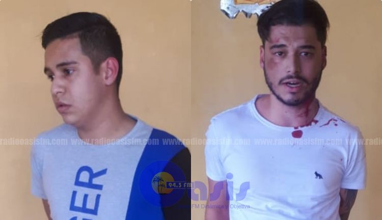 Dos jóvenes fueron detenidos ya en el lado brasileño tras una persecución