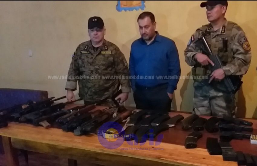 Autoridades niegan que fusiles incautados  iban a ser utilizado para vengar  muerte del tío de Pavao