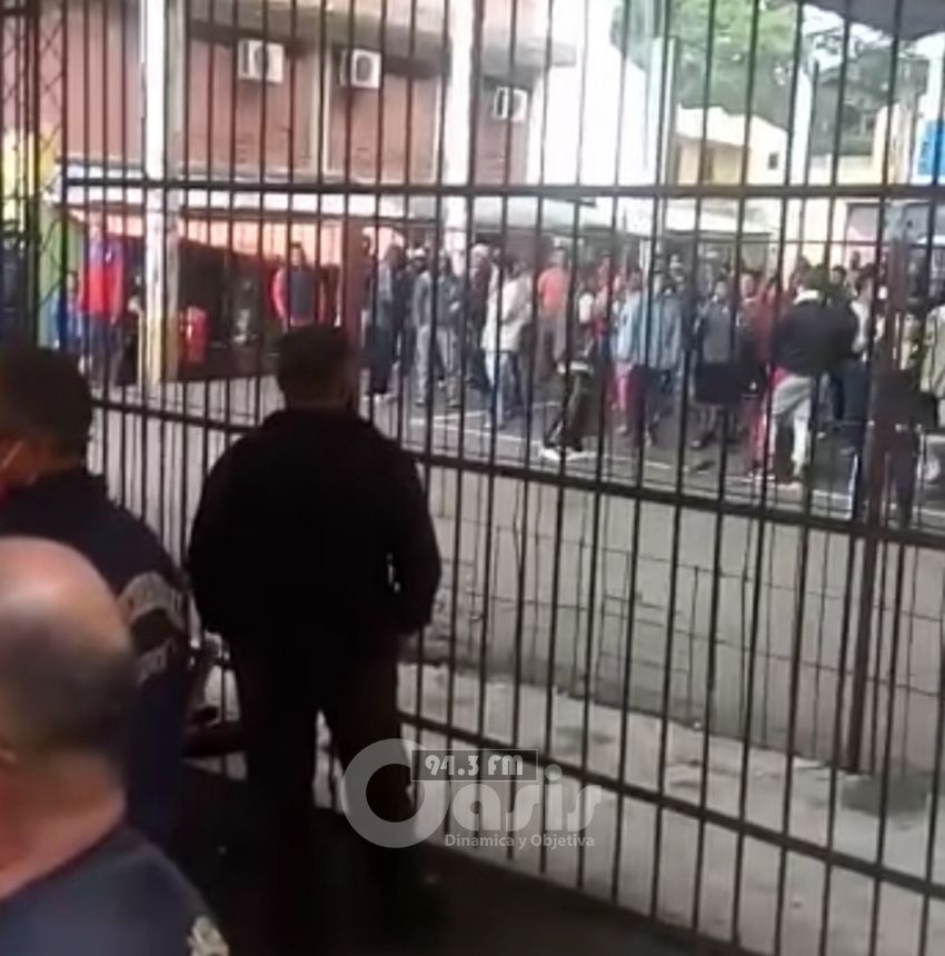 Manifestación de reclusos en la Penitenciaría Nacional de Tacumbú