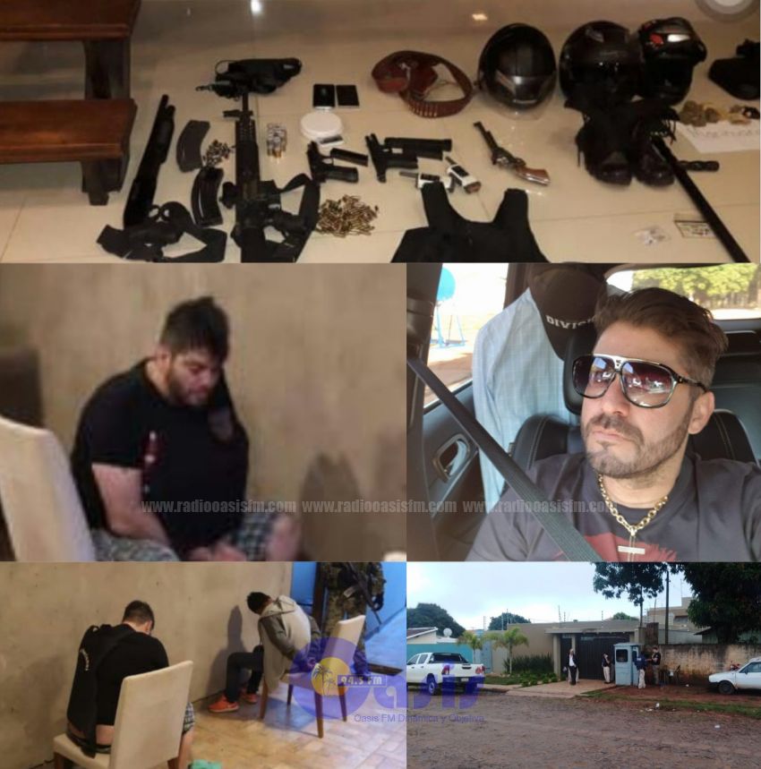 Detienen a peligroso brasileño del Comando Vermelho en Pedro Juan