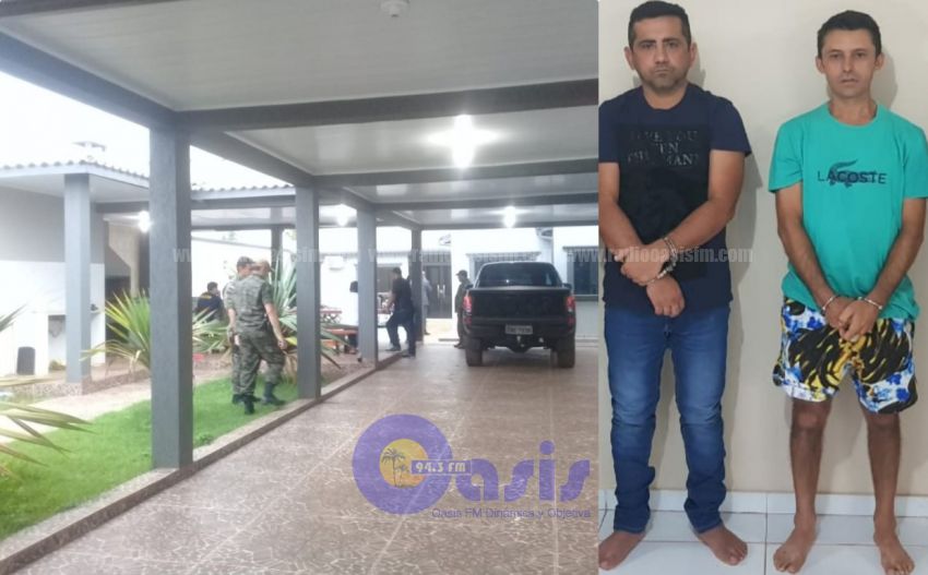En allanamiento en Pedro Juan detienen a dos brasileños e incautan droga
