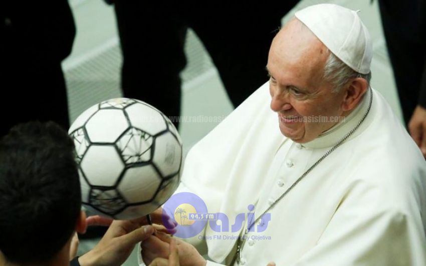 Papa Francisco: "El ftbol es el deporte ms bello del mundo"