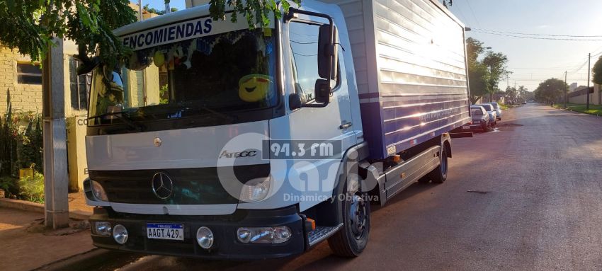 Policía incautó camión con supuesto contrabando en Pedro Juan.