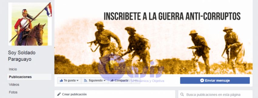 Policía investiga fanpage que llama a una guerra civil