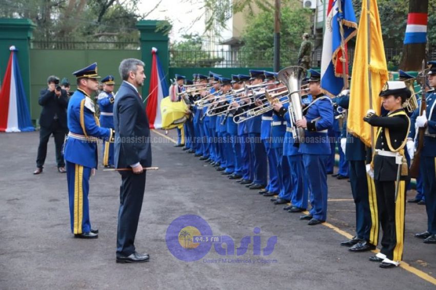 Mario Abdo preside aniversario 173 de las Fuerzas Armadas