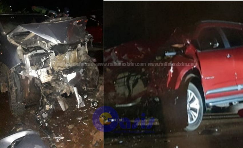 Violento accidente se registró sobre la Ruta V en zona de Pedro Juan