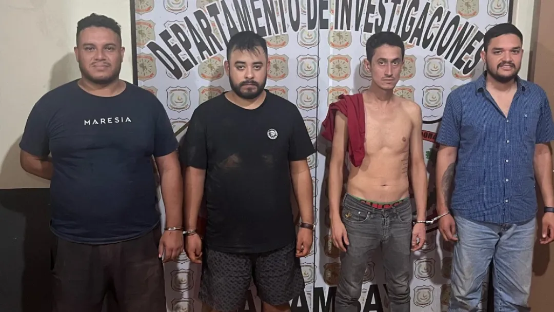 Cuatro hombres son capturados en PJC tras persecución policial