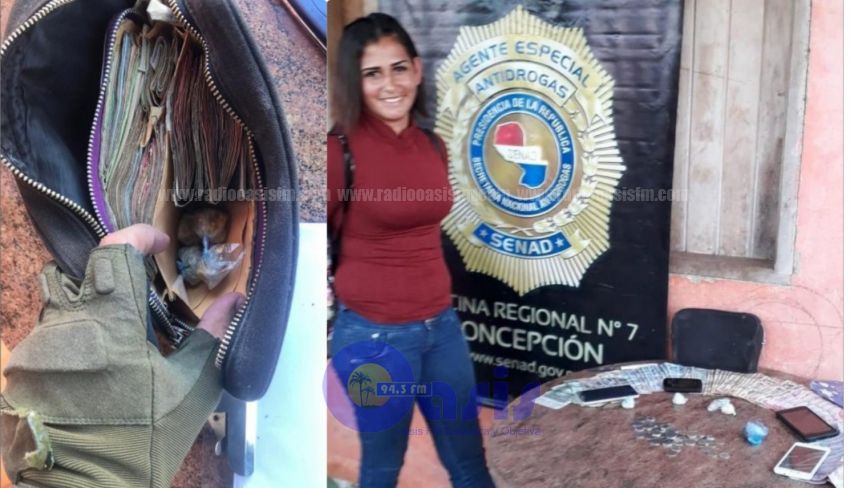 Cae conocida microtraficante en Concepción