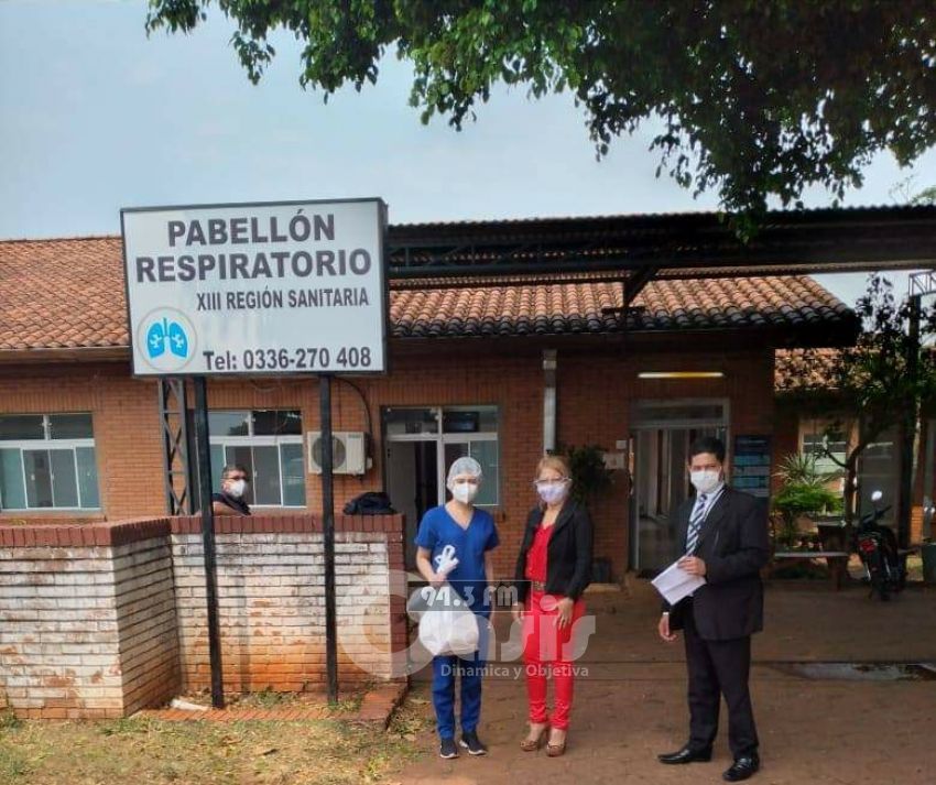 Juzgado de Pedro Juan dona equipos de bioseguridad