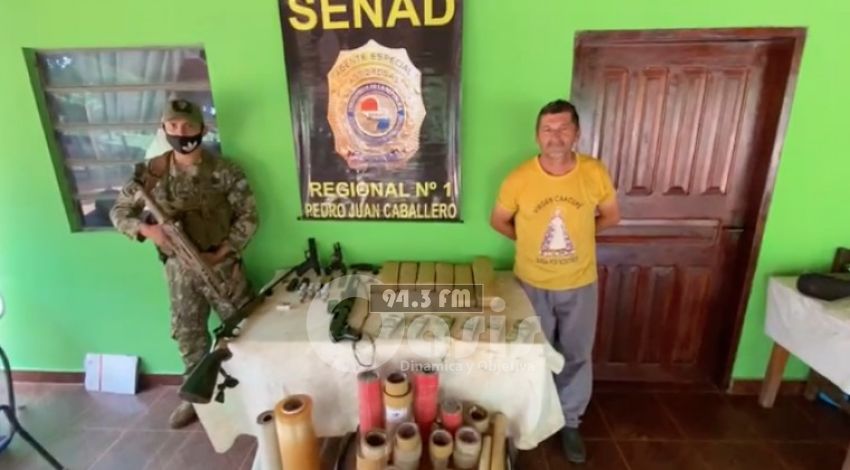 Senad allanó establecimiento rural en busca de marihuana en Cerro Corá