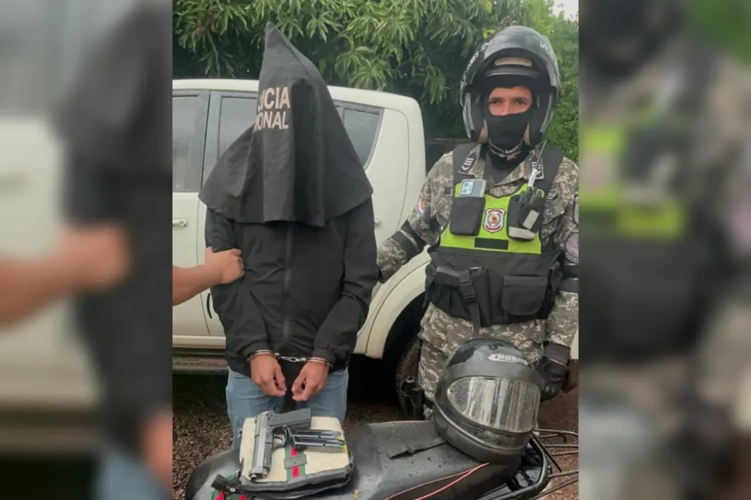En operativo de control, un hombre de 23 años es detenido por portar arma de fuego