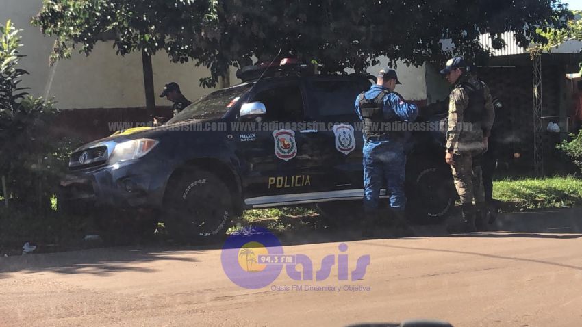 Seis sujetos  detenidos durante control  en Pedro Juan