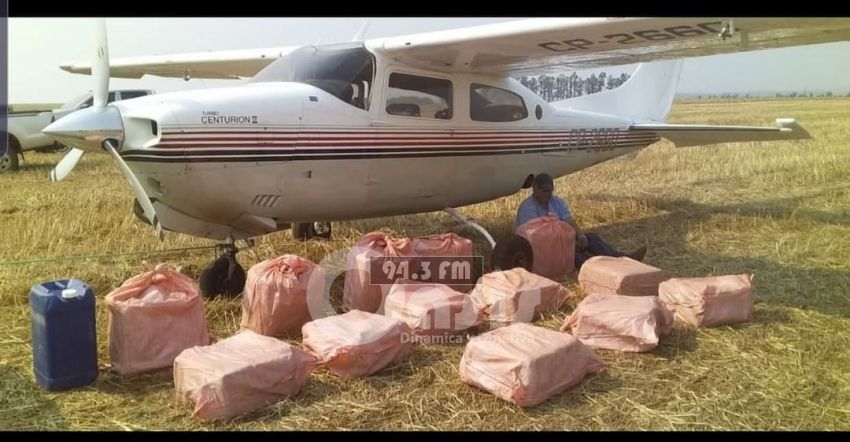 Operación Omega: Interceptan narcoavioneta con 400 kilos de cocaína
