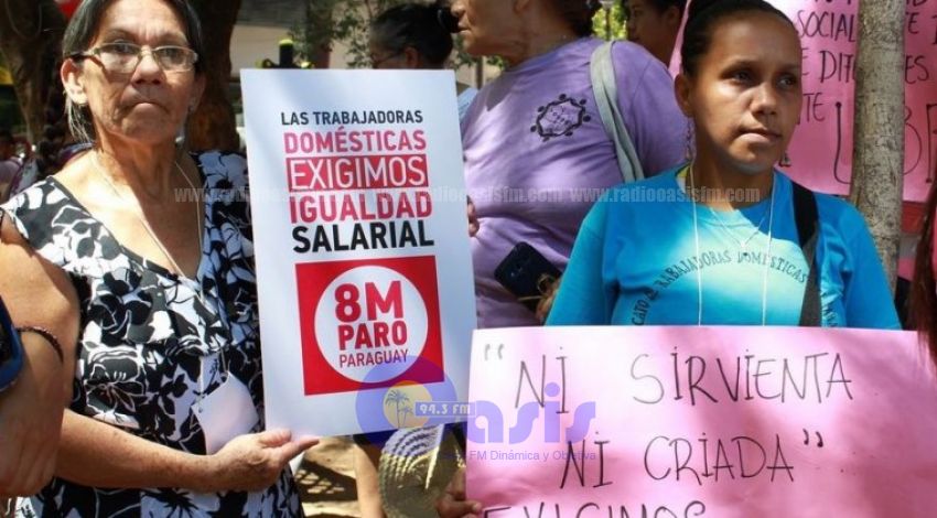 Aprueban proyecto para que empleadas domésticas cobren 100% del salario mínimo