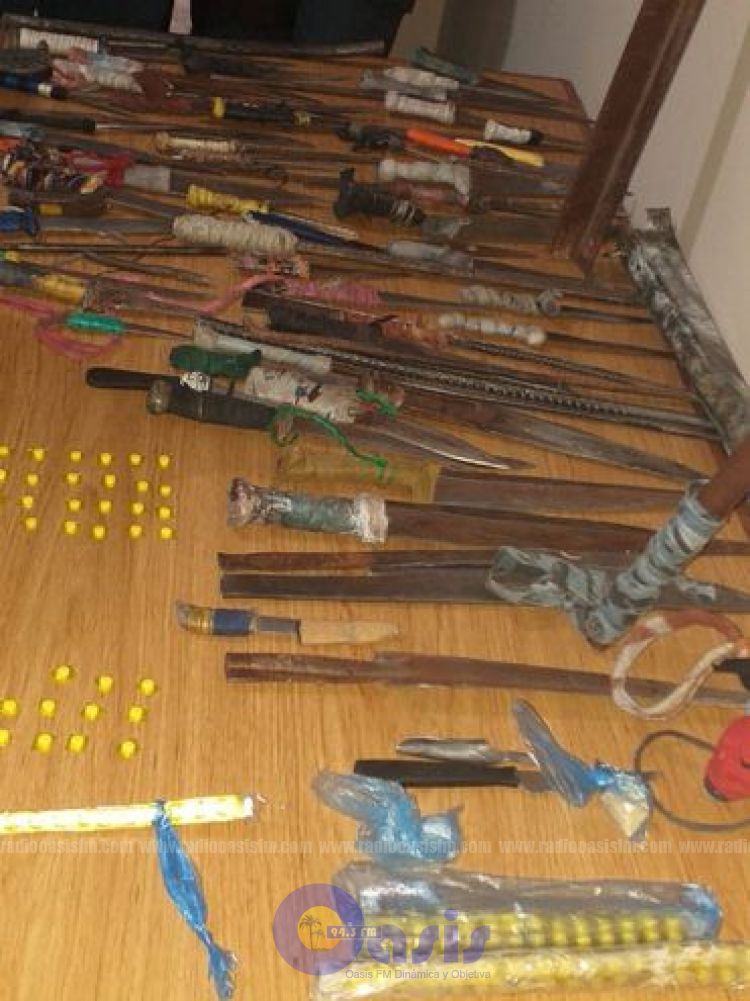 Incautan armas, drogas y celulares tras requisa en penales de San Pedro y Concepción