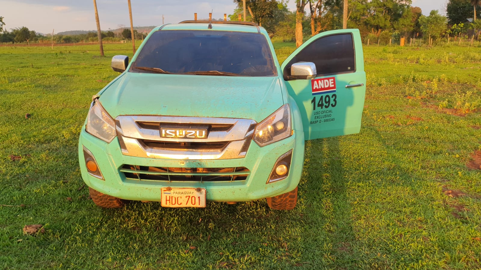 Camioneta de la Ande fue hallada con 230 kilos de marihuana en Cerro Corá